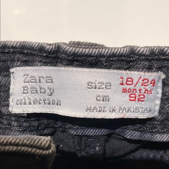 Zara Baby Collection Black Jeans - Picture 6 of 10